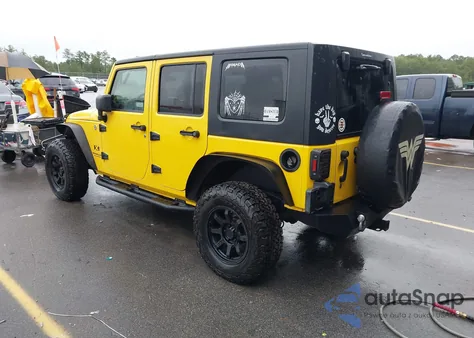 2008 Jeep Wrangler Unlimited X из США, поврежденный, VIN 1J8GA39108L605874